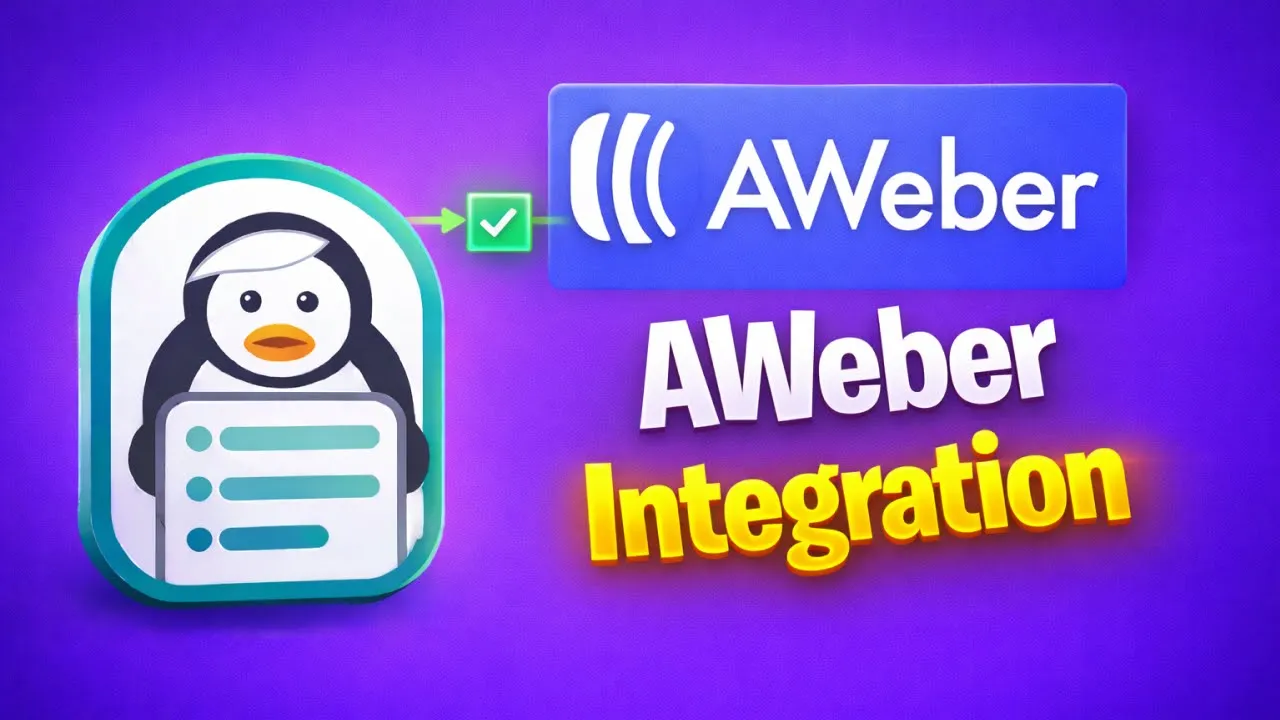 How to Connect WPForms with AWeber | AWeber Addon for WPForms