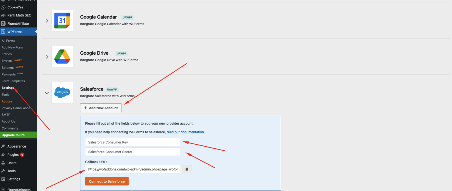 Salesforce Integration - Ultra Addons for WPForms