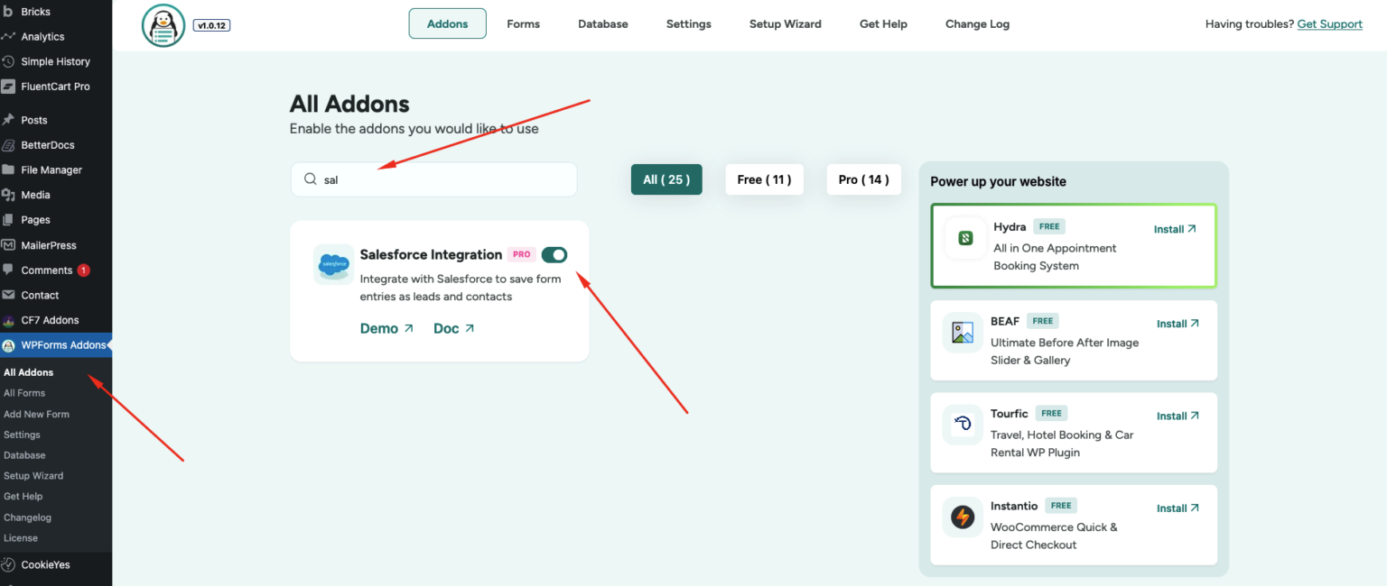 Salesforce Integration - Ultra Addons for WPForms